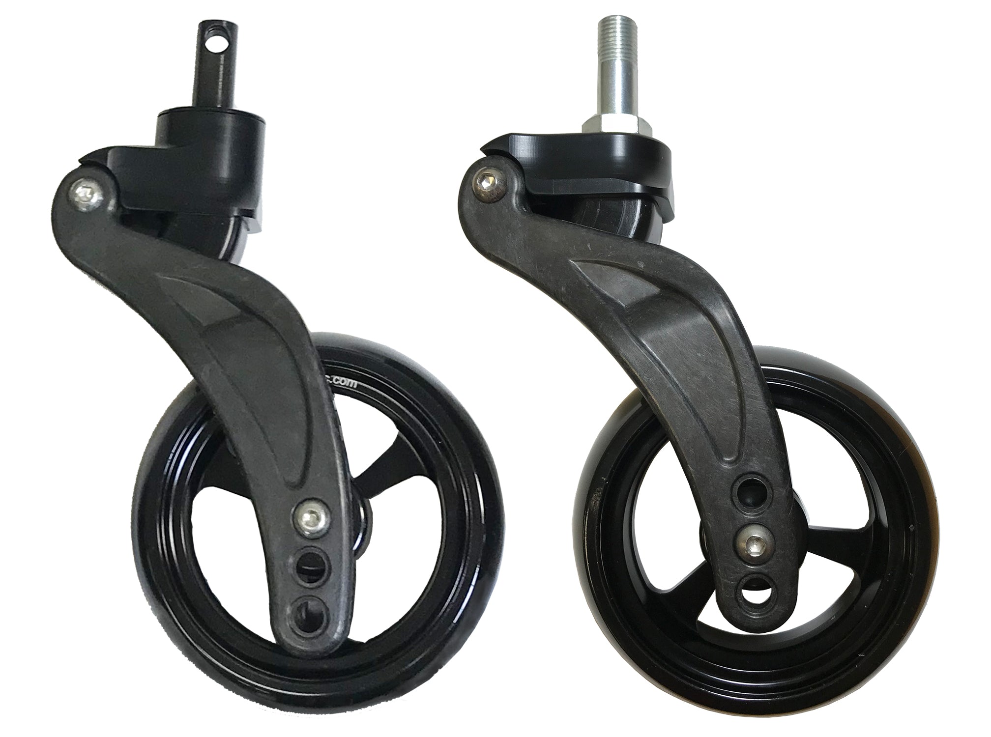 Frog Legs II composite suspension caster forks with wheels